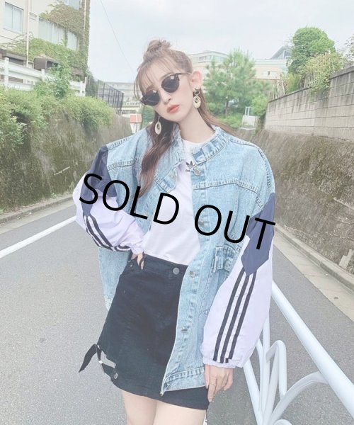 画像2: デニム切り替えジャケット (2)