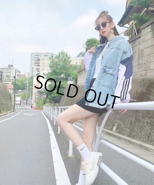 画像3: デニム切り替えジャケット (3)