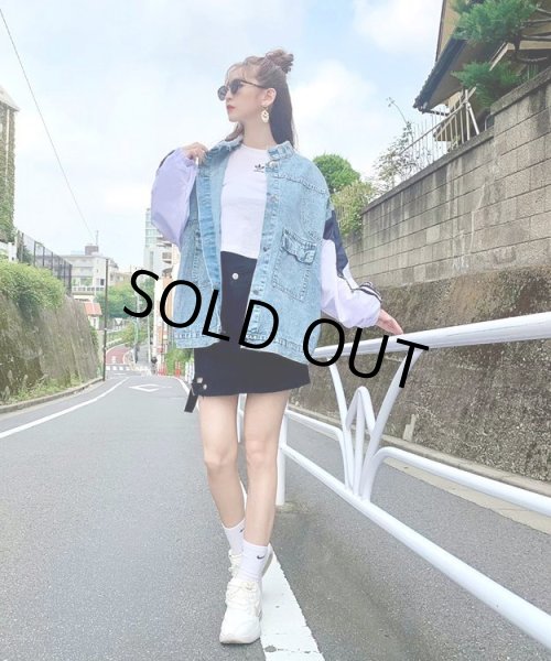 画像5: デニム切り替えジャケット (5)