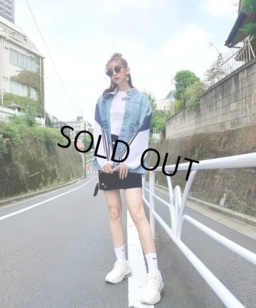 画像7: デニム切り替えジャケット (7)