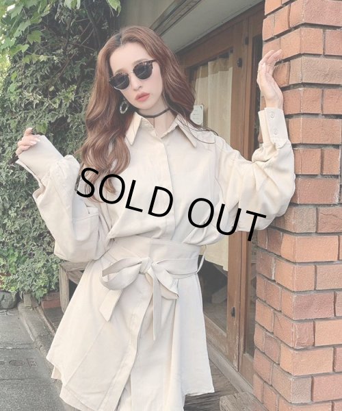 画像8: シャツワンピースセットアップ (8)