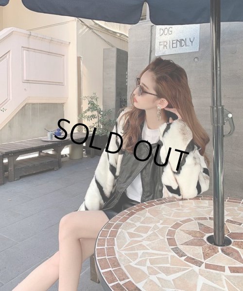 画像3: ファーライダースジャケット (3)