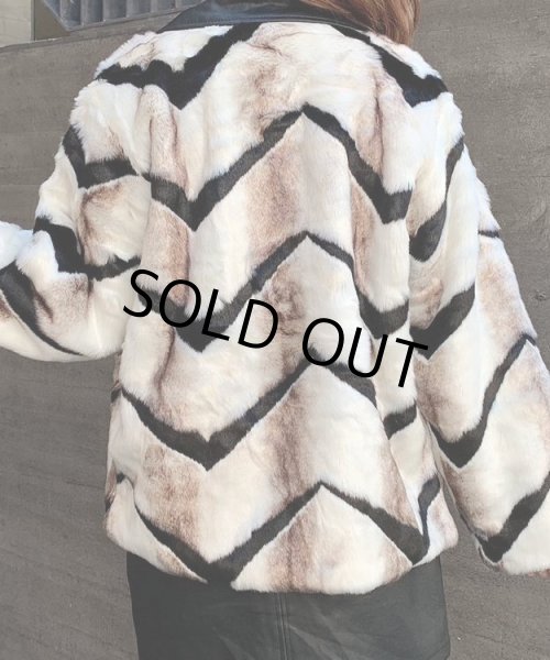 画像7: ファーライダースジャケット (7)