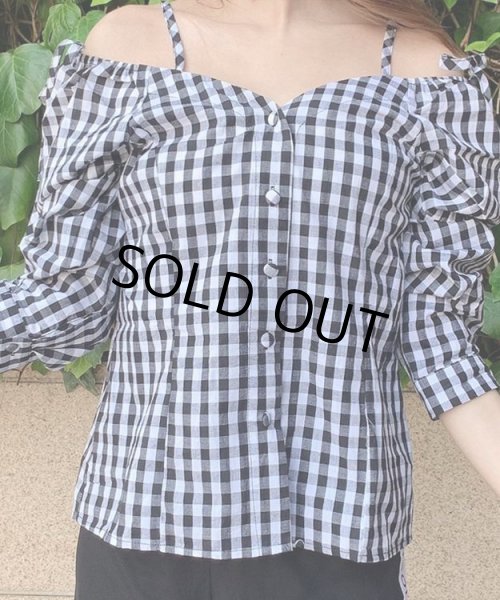 画像6: オフショルダーブラウス (6)