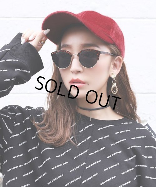 画像4: 革ベルト付きファーキャップ | ブラック (4)