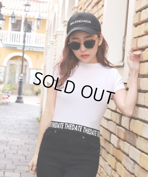 画像13: ショート丈ロゴテープTシャツ (13)