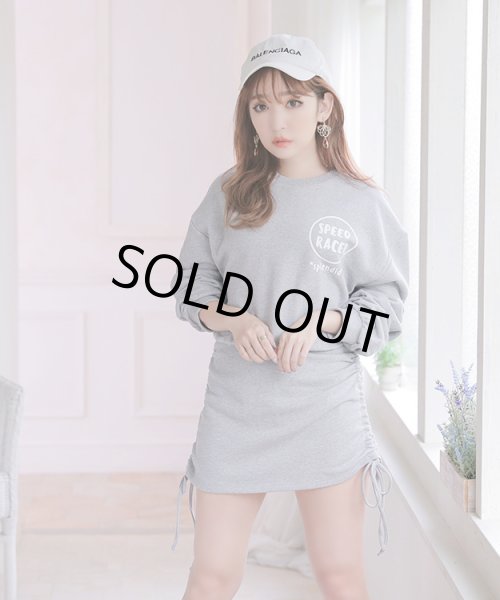 画像2: ドッキングスウェットワンピース (2)