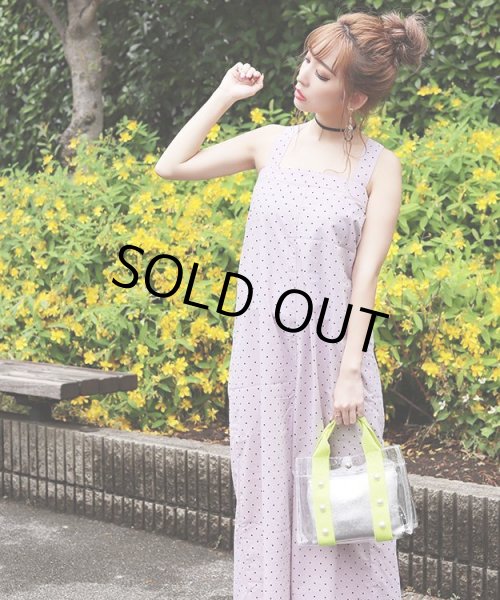 画像3: ドットワイドサロペット (3)