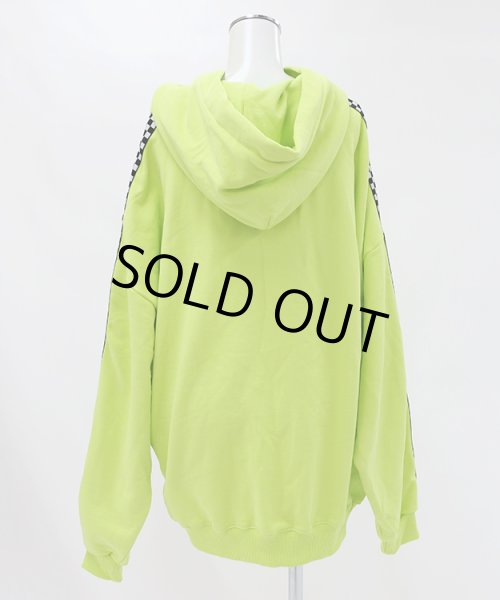 画像10: 【再販】Bloominロゴ入りサイドチェッカー柄ビッグパーカー (10)