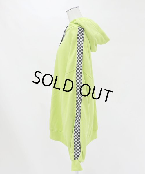 画像11: 【再販】Bloominロゴ入りサイドチェッカー柄ビッグパーカー (11)