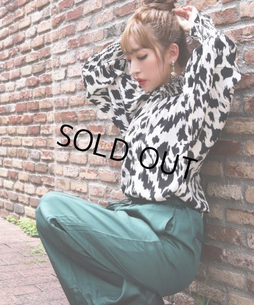 画像2: サテンワイドパンツ (2)