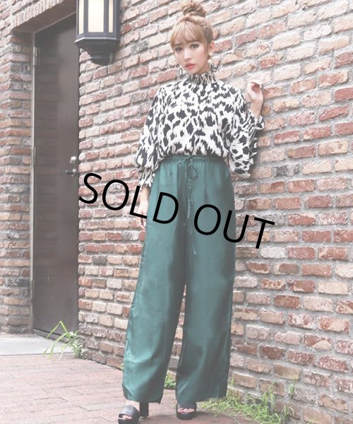 画像3: サテンワイドパンツ (3)