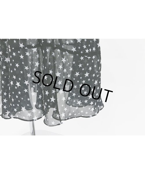 画像7: 星柄シフォンロングワンピース (7)