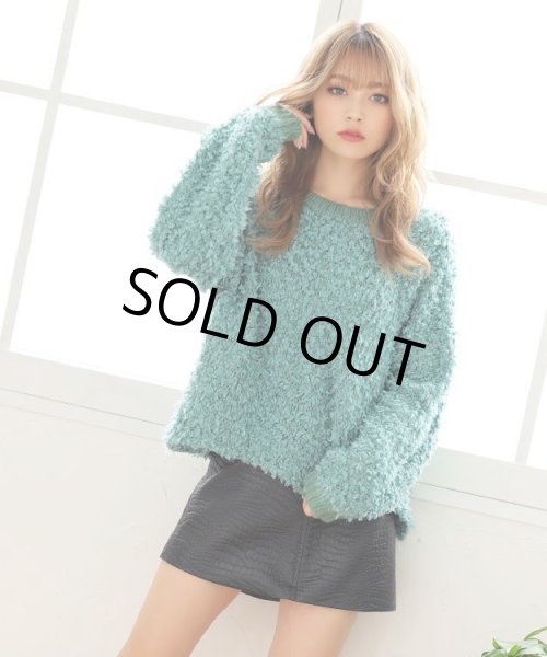画像10: ボア風ループニットプルオーバー (10)