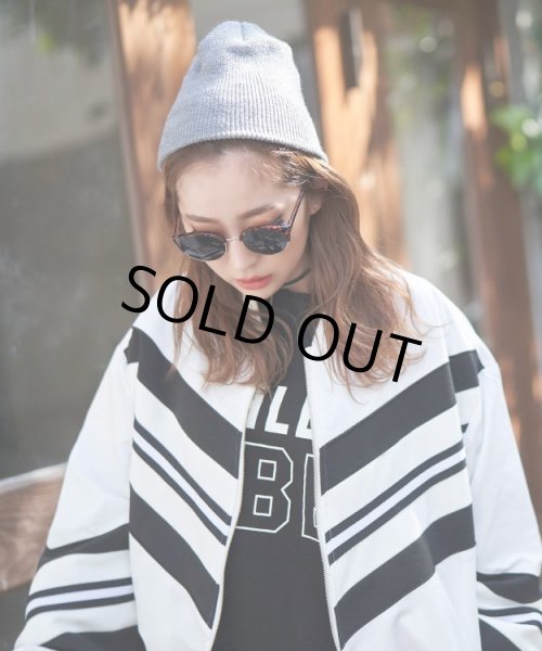 画像17: 配色ラインブルゾン (17)