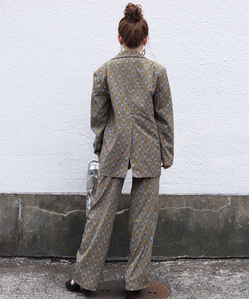 画像6: 総柄ルーズパンツ (6)