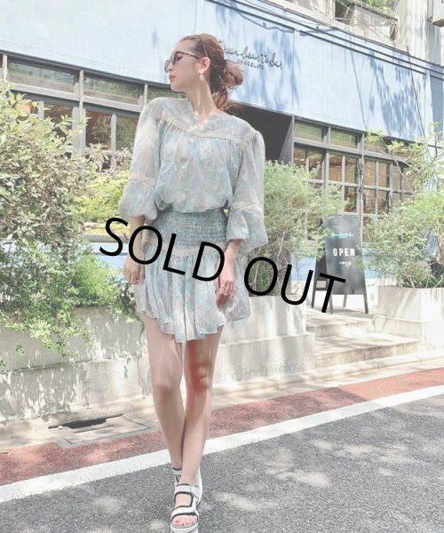 画像3: シアーペイズリーリーフ柄セットアップ (3)