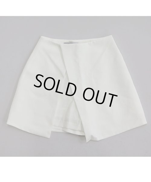 画像14: オフショル風ブラウスxラップキュロットセットアップ (14)