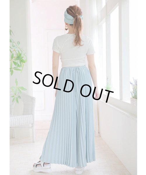 画像4: プリーツワイドパンツ (4)