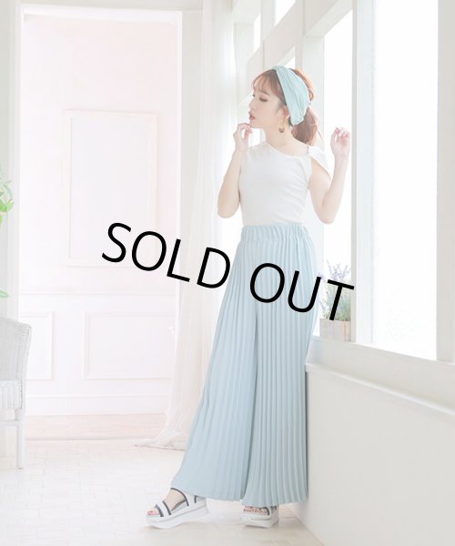 画像6: プリーツワイドパンツ (6)