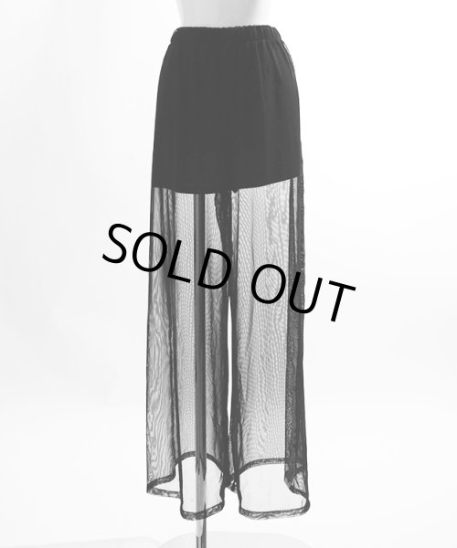 画像8: アシメBloominロゴシアーワイドパンツ (8)