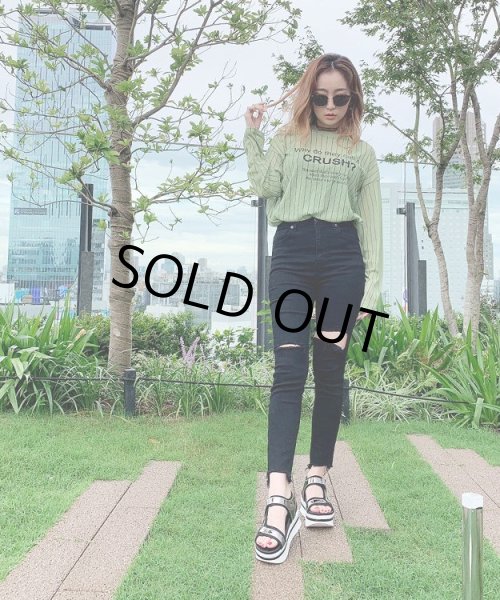 画像8: ストライプシアーカットソー (8)