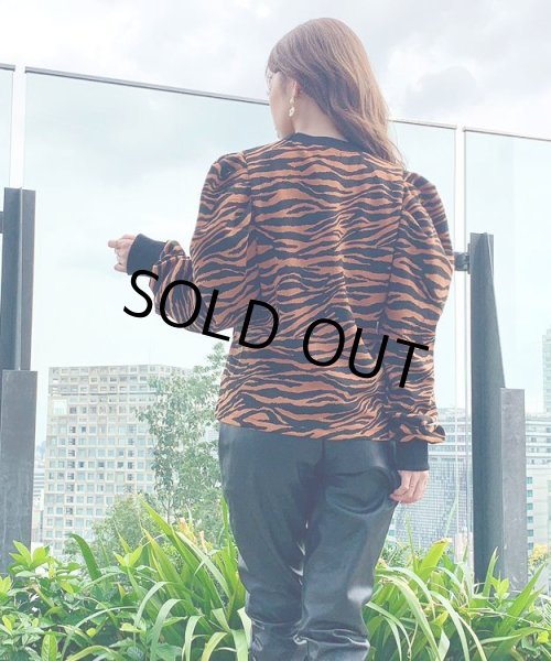 画像5: アニマル柄パフスリーブカットソー (5)