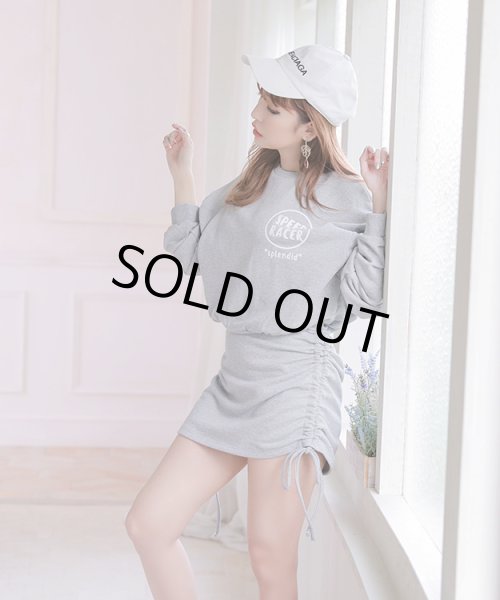 画像3: ドッキングスウェットワンピース (3)